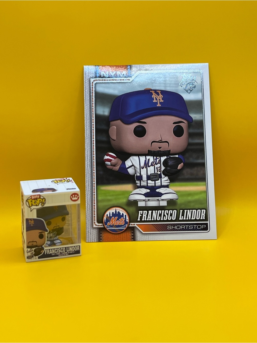 2026 Topps Series 2 Francisco Lindor Funko Pop SSP 290 + Bitty Pop Figurine